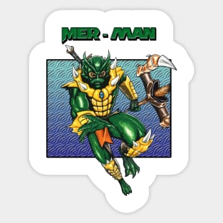 Mer-Man Sticker